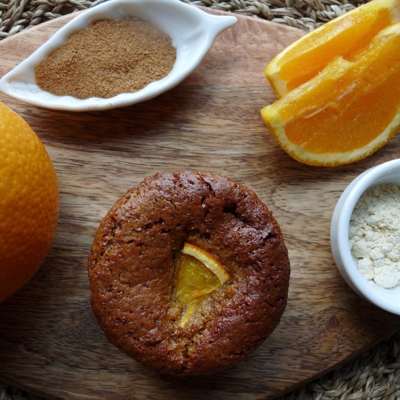 Muffins orange & amande (sans gluten)